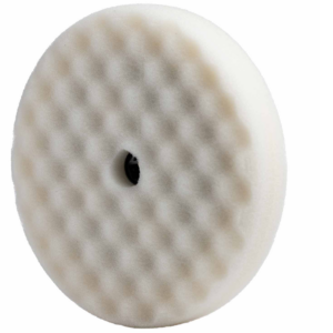 8" QD Double Sided WaffleWhite Compounding Pad COD. WP-68800-QD