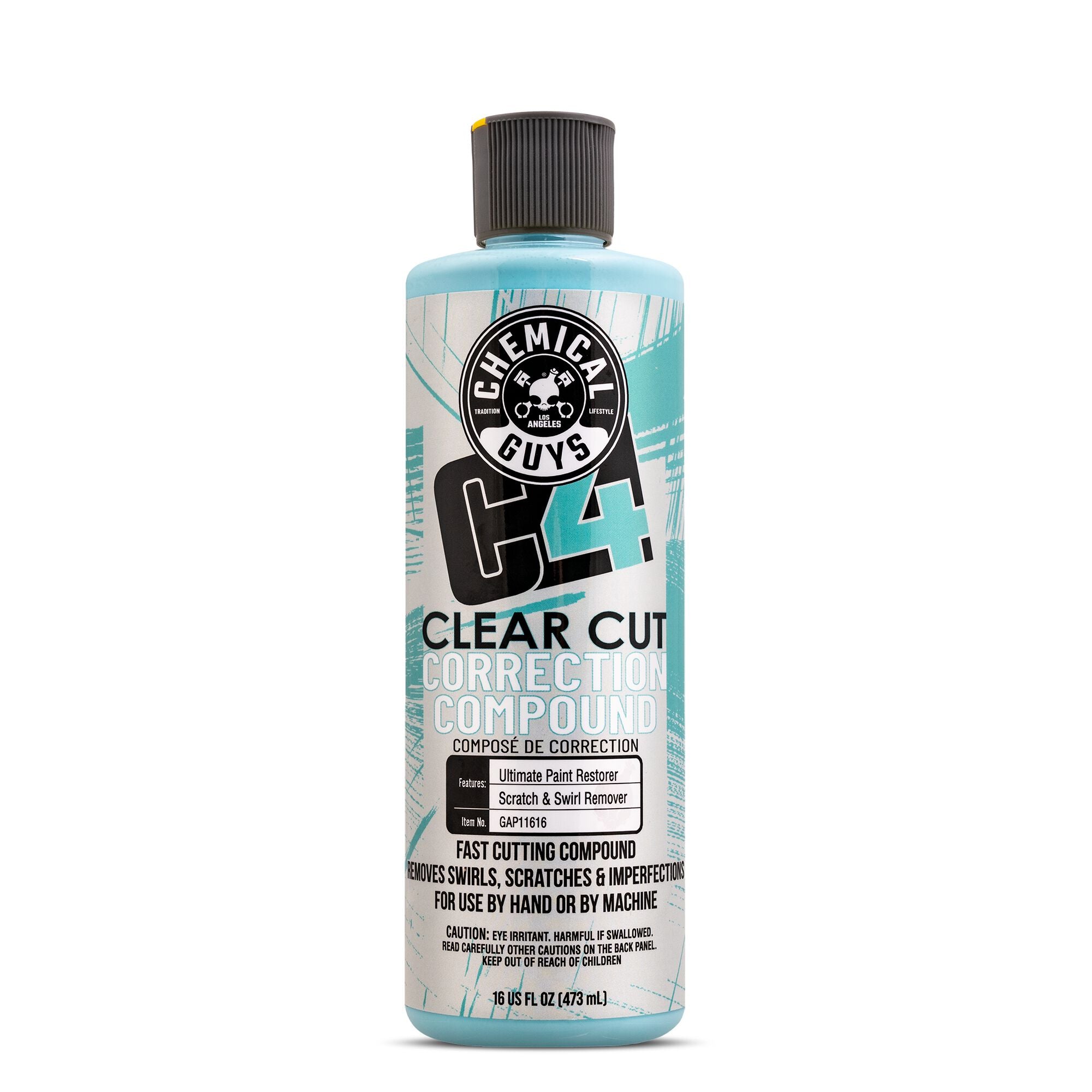 C4 Clear Cut Correction Compound 16oz. COD. GAP11616