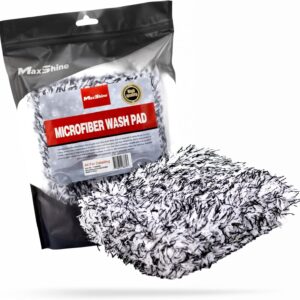 Guante de microfibra para lavado en blanco y negro COD. 1120004W