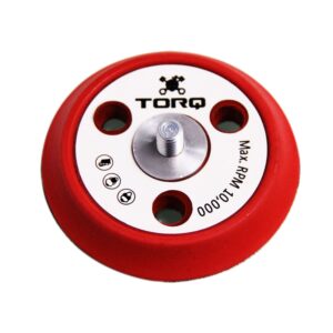 TORQ R5 Dual-Action Red Backing Plate with Hyper Flex Technology (3 Inch) COD. BUFLC_200