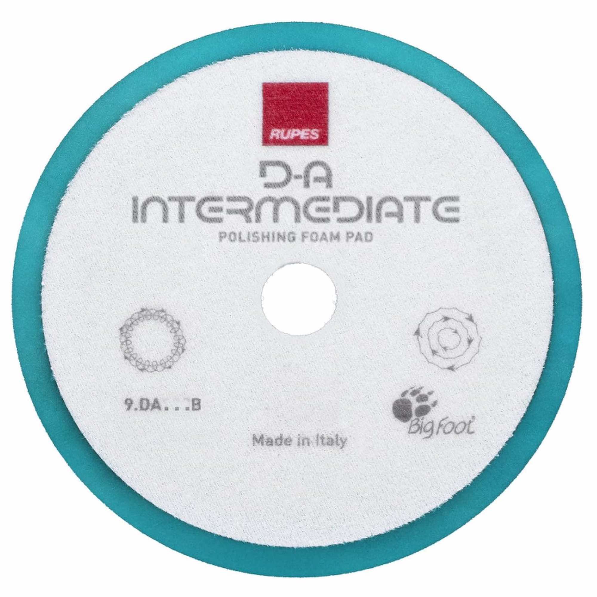 Intermediate random orbital foam pad (Light Blue) 130/150mm COD. 9.DA150B/48