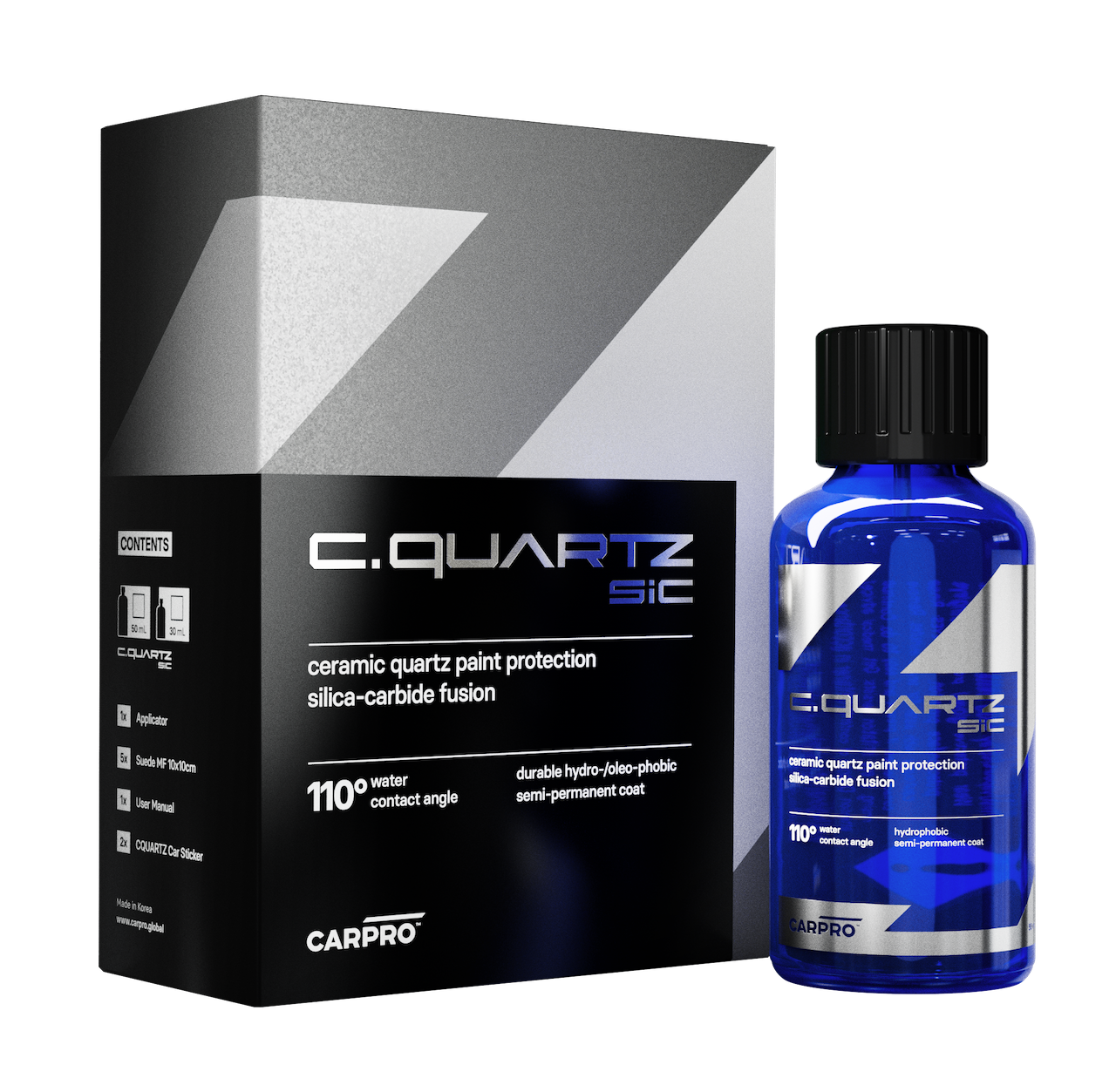 C.Quartz SiC 50ml paint protection *kit* pack COD. 10CQ50k