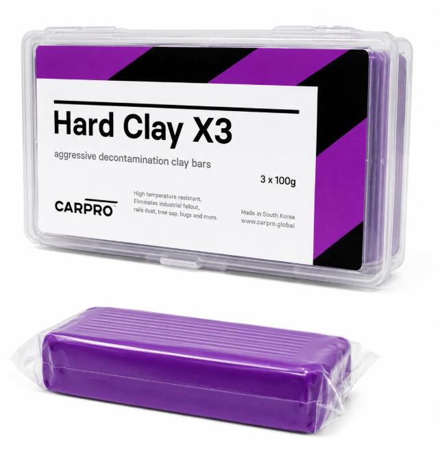 3Clays - 3 x100g hard clay bar set